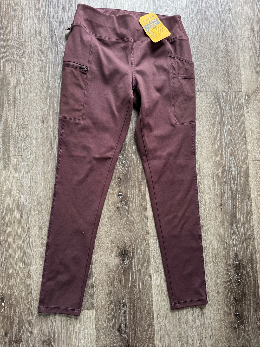 Carhartt woman’s Maroon Utility Pocket Leggings